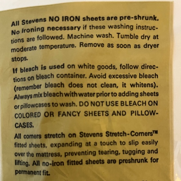 Steven's Utica No Iron Full Flat Percale Sheet - Picture 6 of 7